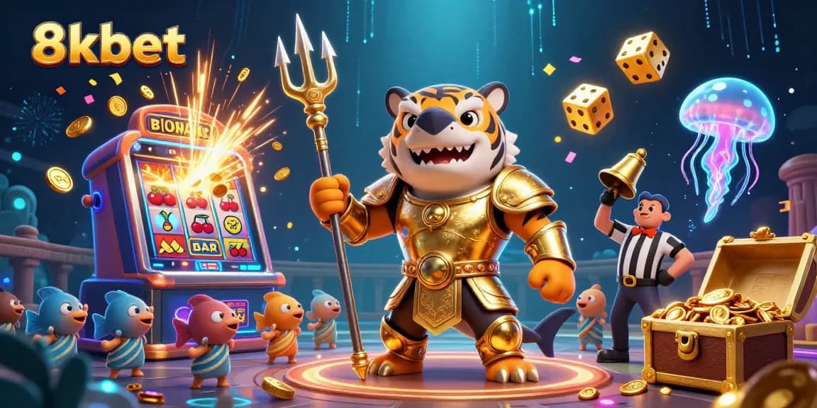 8xbet players enjoy thrilling jackpots and colorful games in an underwater casino with lively visuals.