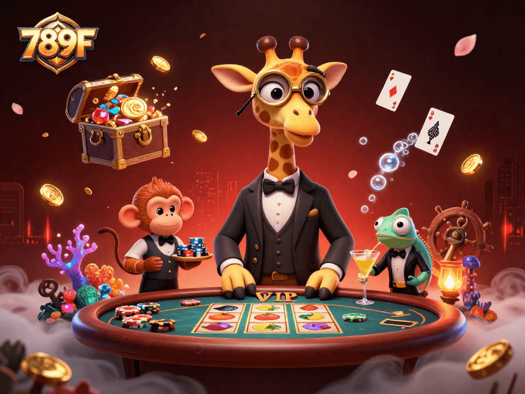 Engage with thrilling experiences at 789F with colorful slot games and dynamic characters.
