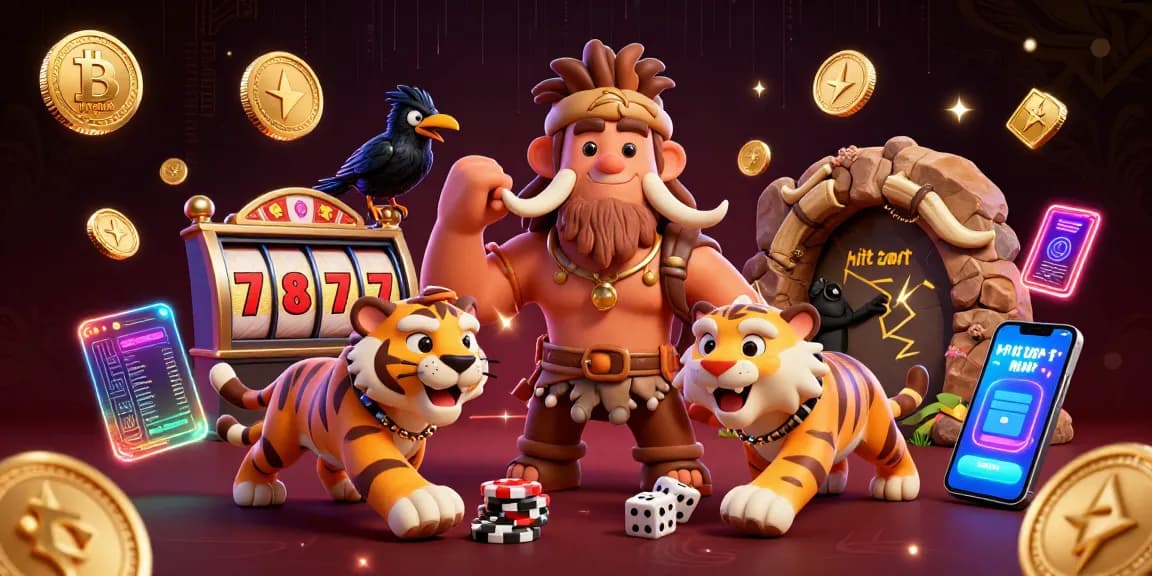 Hit club brings elite gaming excitement with a vibrant prehistoric casino scene.