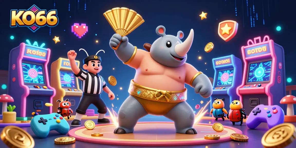 Engage with KO66's exciting gaming experience featuring vibrant characters and thrilling elements.