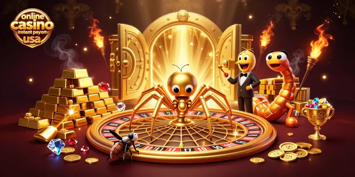 Experience the excitement of online casino instant payout USA with thrilling gambling visuals.