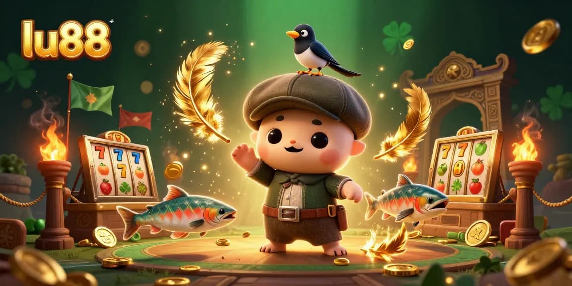 Experience thrilling gameplay at lu88 with vibrant slot games featuring 3D cartoon characters and immersive elements.