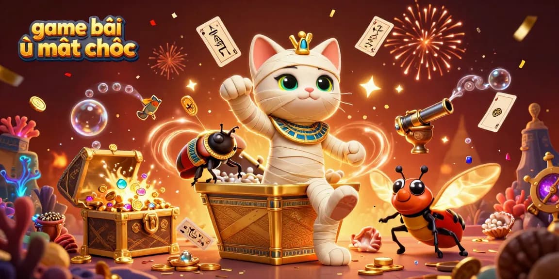 Engage in game bài ù mạt chược with a vibrant scene featuring energetic characters and dynamic casino elements.
