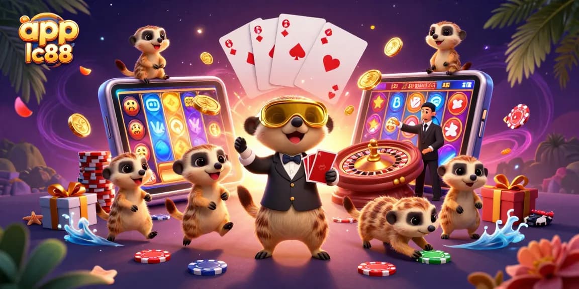 Join the fun at app lc88 with meerkat casino characters and vibrant gaming elements!