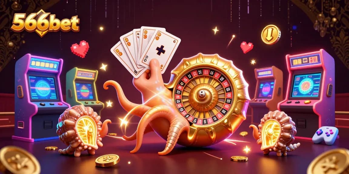 Experience thrilling gameplay at 566bet with vibrant 3D casino elements and dynamic characters.