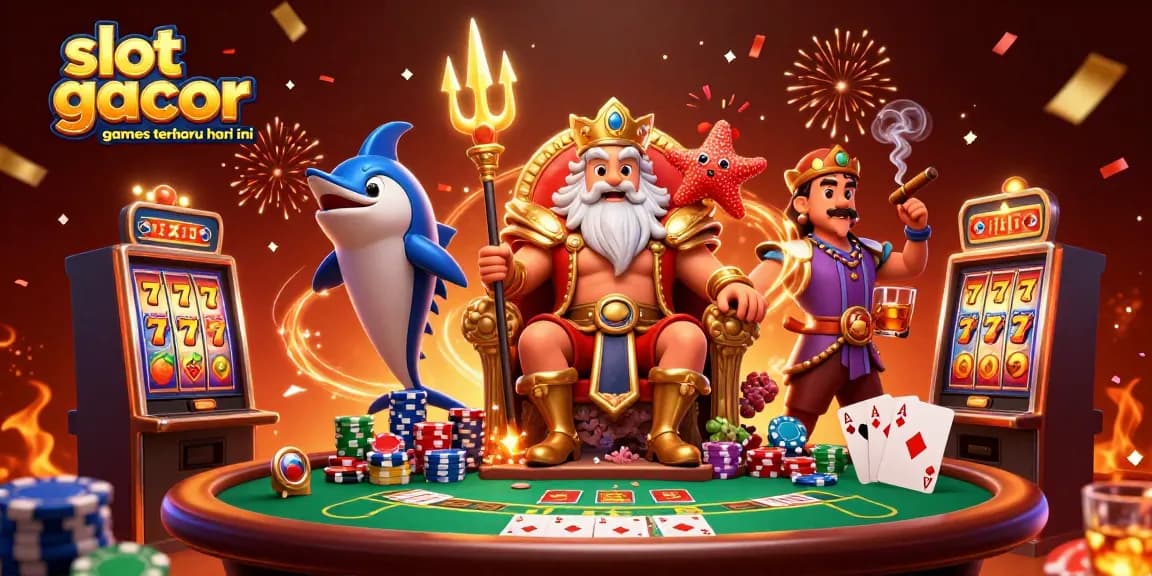 Win big with slot gacor games terbaru hari ini featuring Neptune and casino elements for gamers.
