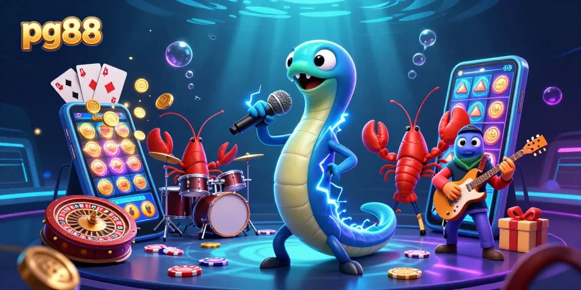 Engage with slots action at pg88 while enjoying a vibrant underwater party scene.