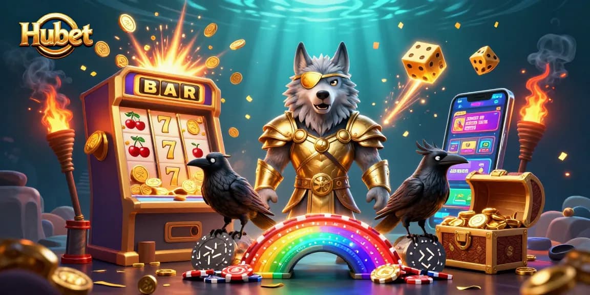 Experience thrilling wins at Hubet's vibrant online casino, featuring rich slot machines and Norse mythology themes.