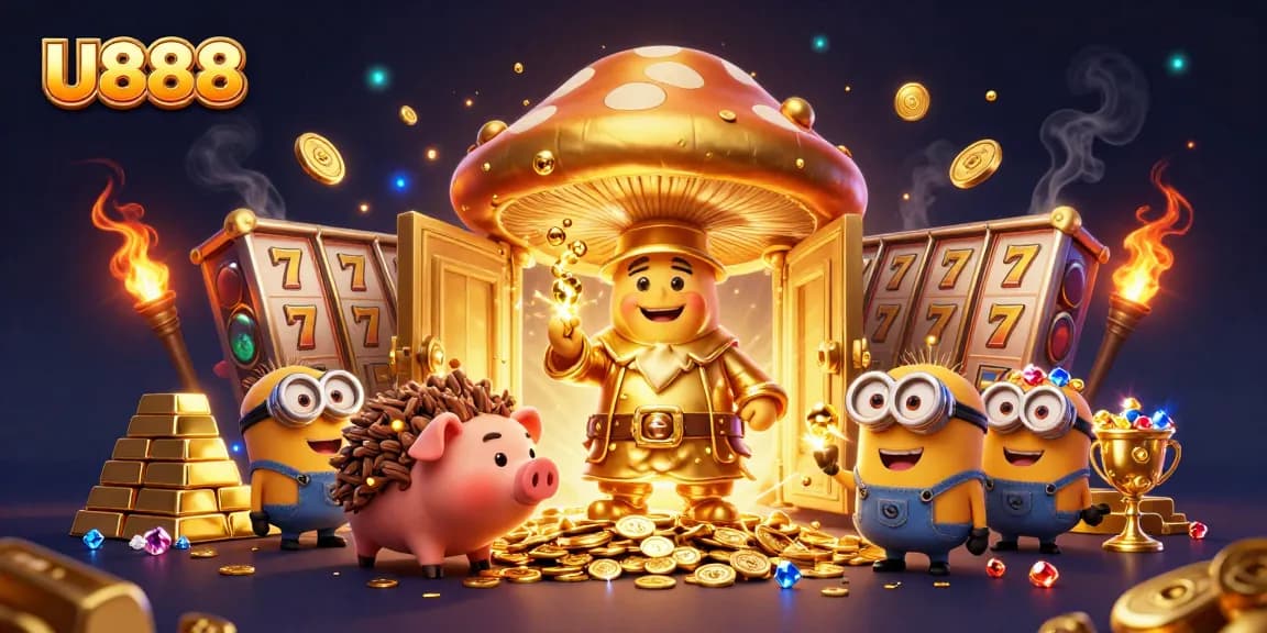 Engage with U888's immersive adventure, featuring golden treasures, wizardry, and slot excitement.