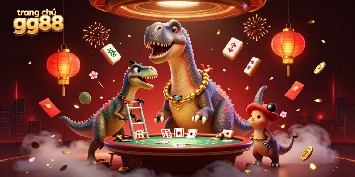 Experience vibrant excitement at trang chủ gg88 as playful characters engage in thrilling casino action.