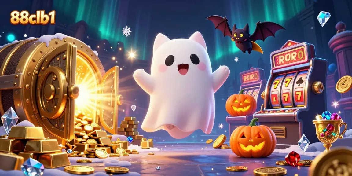 Engage in thrilling gameplay with the 88clb1 casino fantasy featuring a ghost cat and vampire bat.
