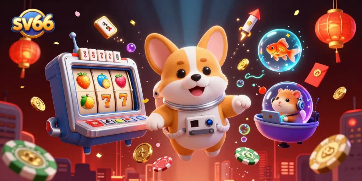 Engage with thrilling slot games at sv66, featuring vibrant 3D illustrations and captivating characters.