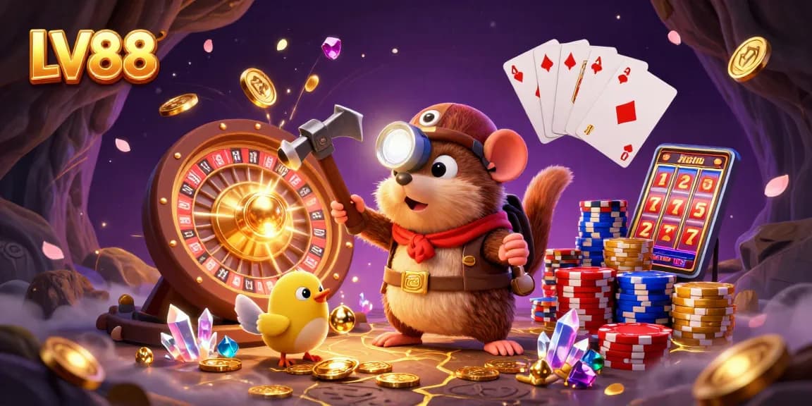 Engage with LV88 and unveil treasures in a vibrant 3D casino world packed with excitement.