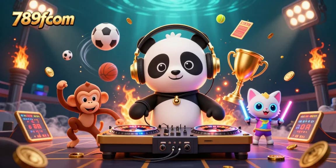 Celebrate winning moments with 789fcom's vibrant casino scene featuring exciting gaming elements.