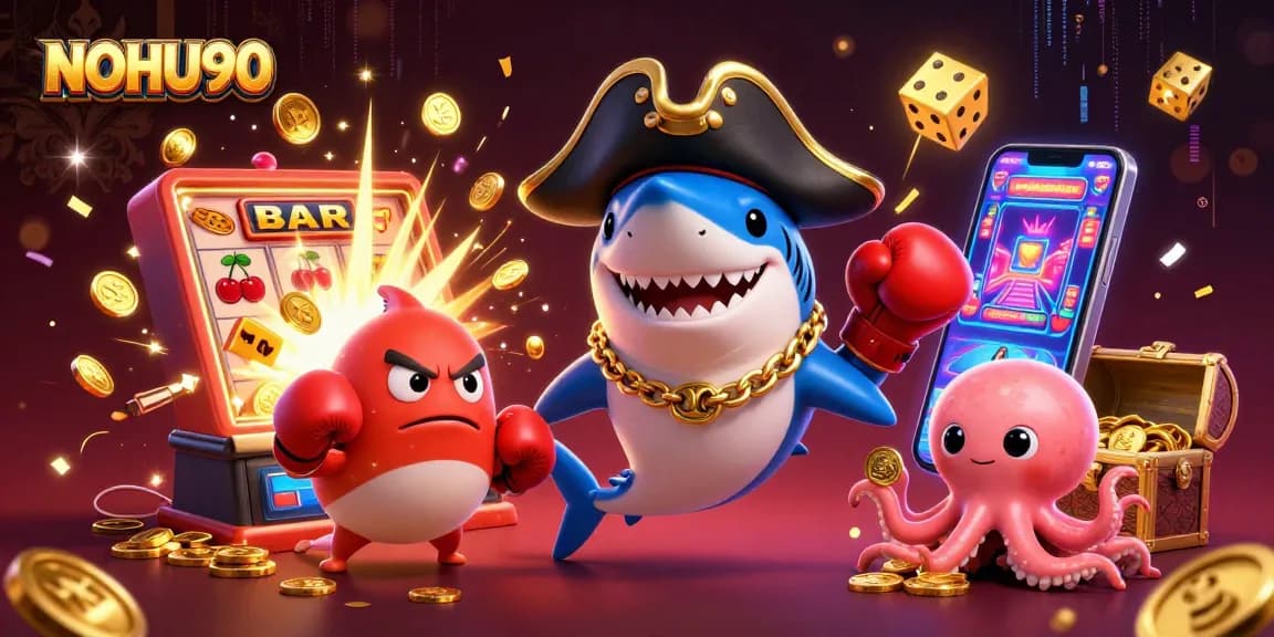 Experience thrilling wins with NOHU90's vibrant casino world filled with exciting games and animations.