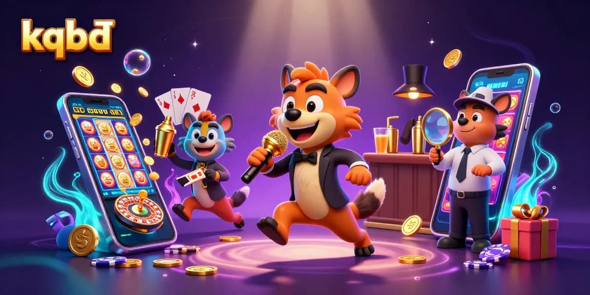 Experience kqbđ excitement with lively hyenas in a vibrant casino setting