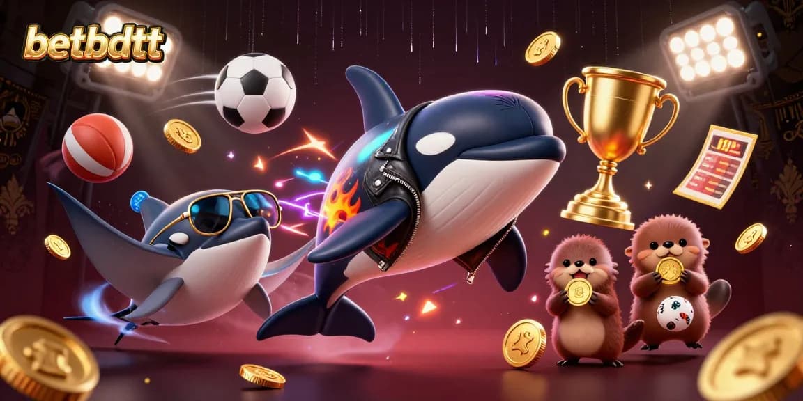 Engage with betbdtt’s vibrant casino scene featuring animated characters and dynamic gaming elements.