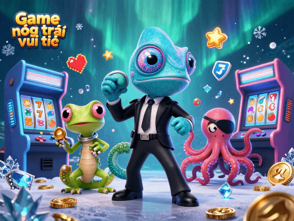 Engage with Game nông trại vui vẻ to master exciting slots in a vibrant 3D illustration.