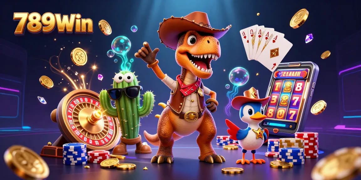 Experience thrilling gaming excitement at 789Win with vibrant casinos and captivating characters.