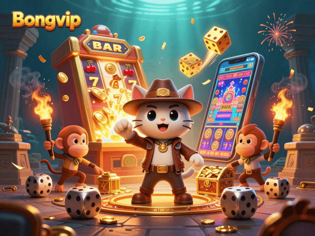 Bongvip offers vibrant and dynamic casino adventures with a treasure-filled scene of winning gameplay.