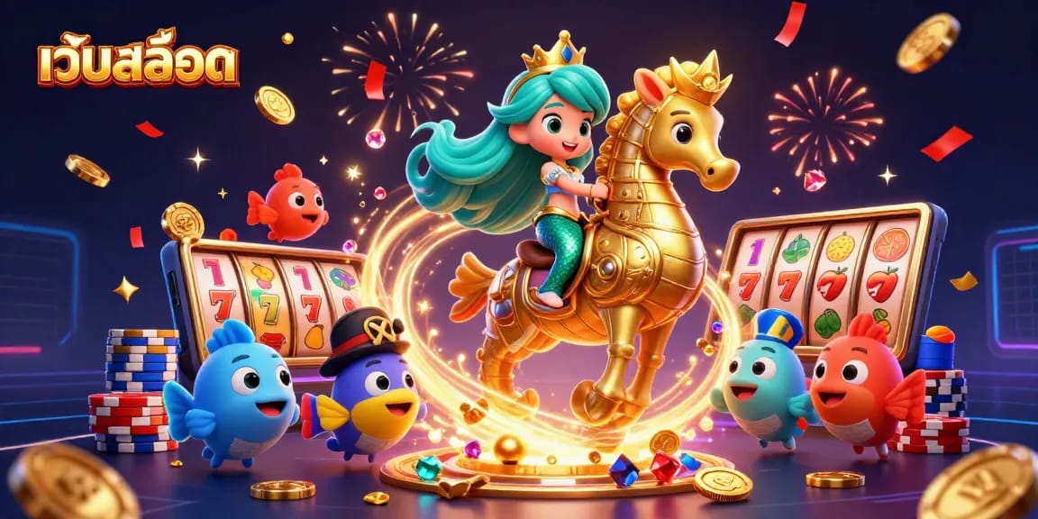 Engage in เว็บสล็อต with unique slot experiences featuring dynamic characters and an array of vibrant casino elements.