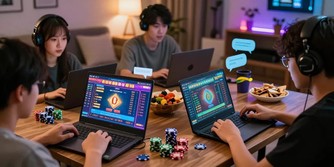 Engaged players enjoying Link Alternatif Togel88 in an interactive online gaming environment.