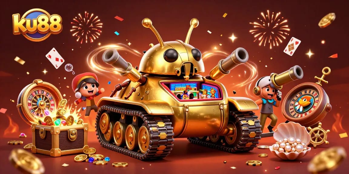 Experience thrilling gaming action at ku88 with a golden beetle casino exploding with excitement.