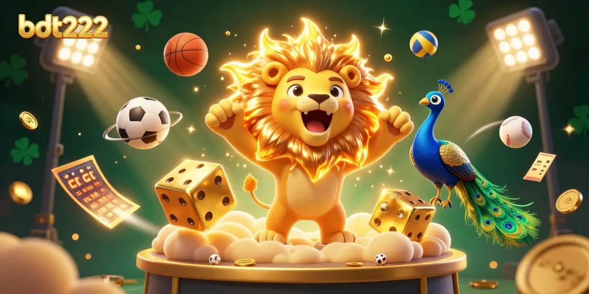 Engage with bdt222's thrilling betting experience through dynamic sports and casino elements.