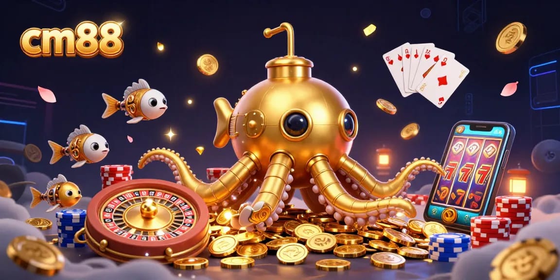 Engage with cm88's dynamic casino experience through colorful casino elements and immersive gameplay.