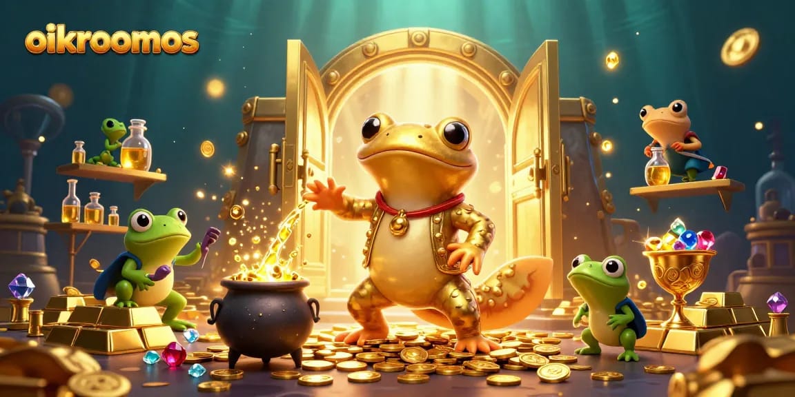Transform your gameplay at oikonomos with golden coins and bubbling cauldrons in a magical casino lab