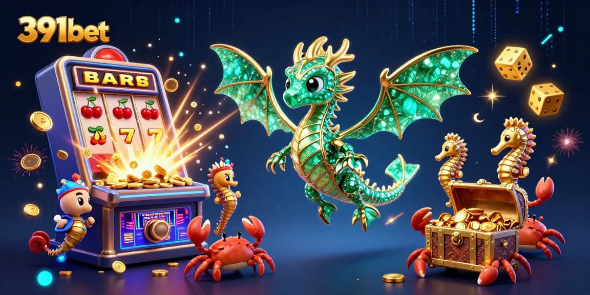 Engage in thrilling gameplay at 391bet, featuring a vibrant casino scene with dynamic characters.