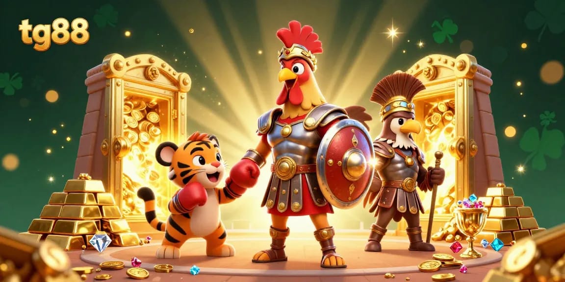 Experience thrilling action with tg88 in a vibrant casino arena bursting with treasure.