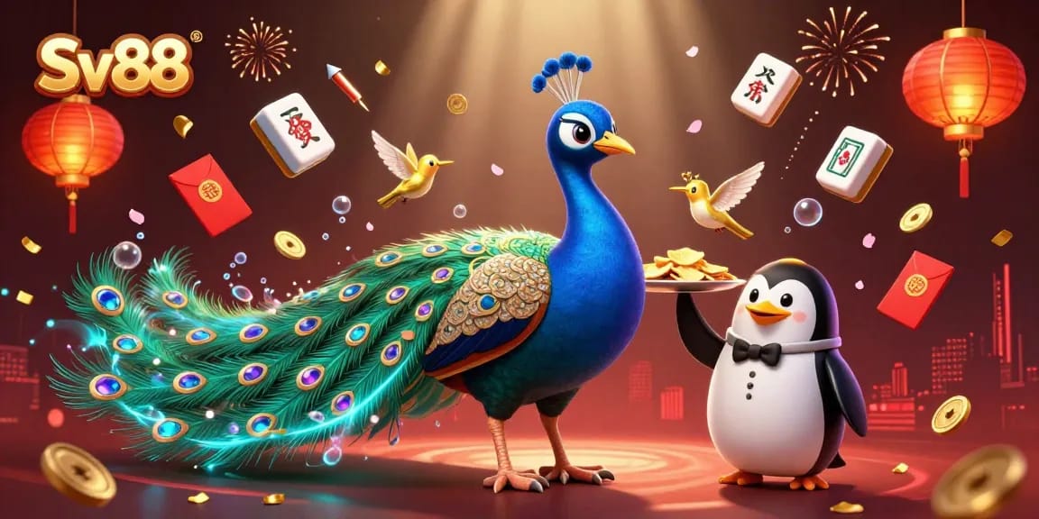 Sv88 blends excitement with winning strategies in a vibrant casino scene filled with colorful gaming elements.