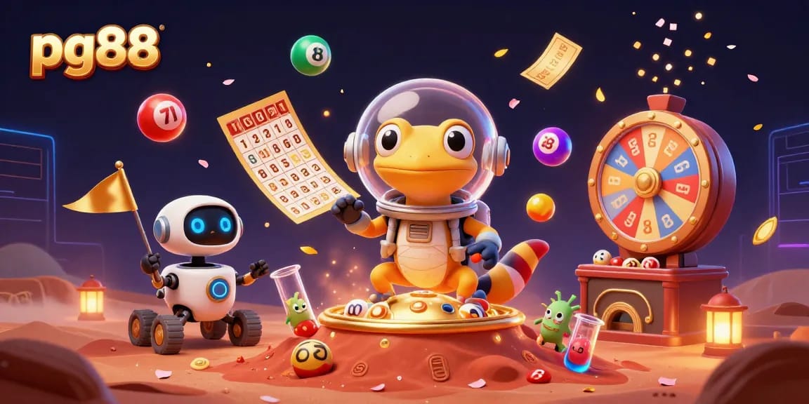 Experience thrilling wins at pg88 with vibrant lottery elements and a Martian twist.