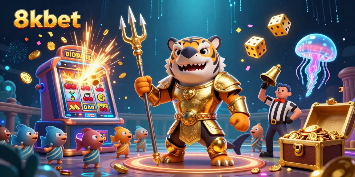 8xbet players enjoy thrilling jackpots and colorful games in an underwater casino with lively visuals.