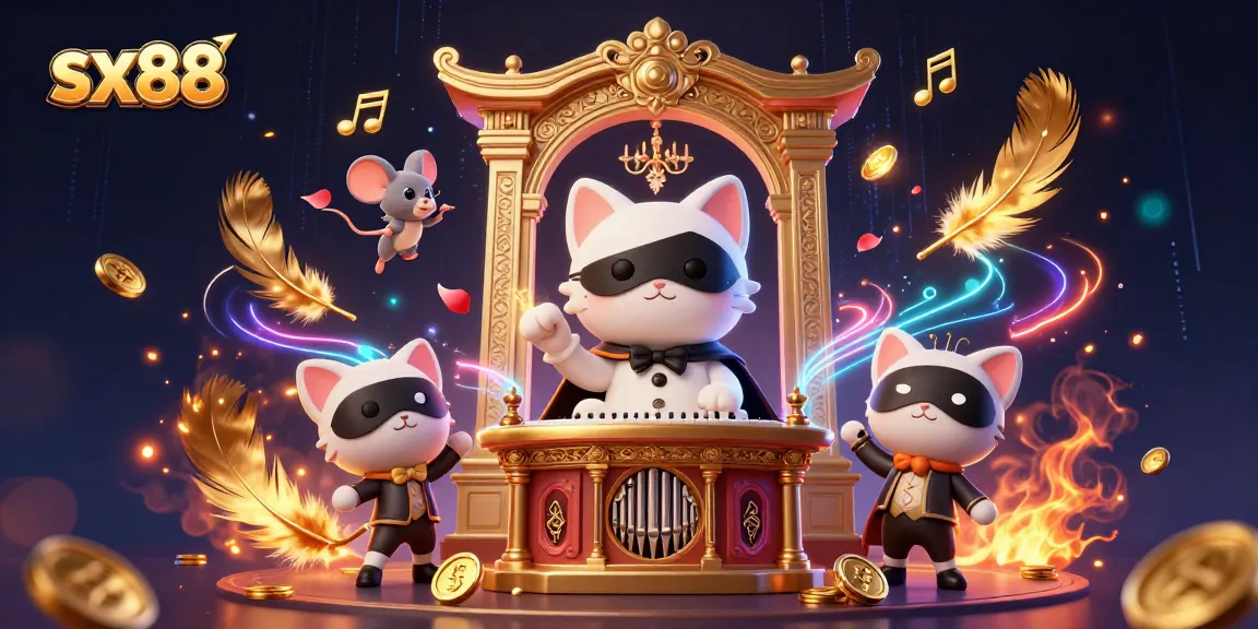 Sx88 offers an engaging casino experience featuring a phantom cat and acrobat with stunning 3D visuals.