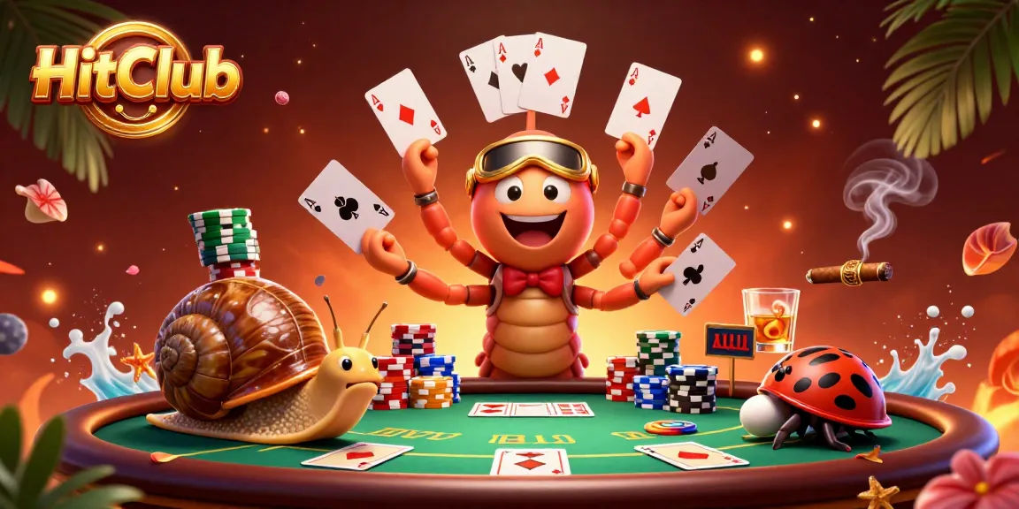 Engage with HitClub's vibrant casino scene showcasing unique characters and dynamic gameplay.