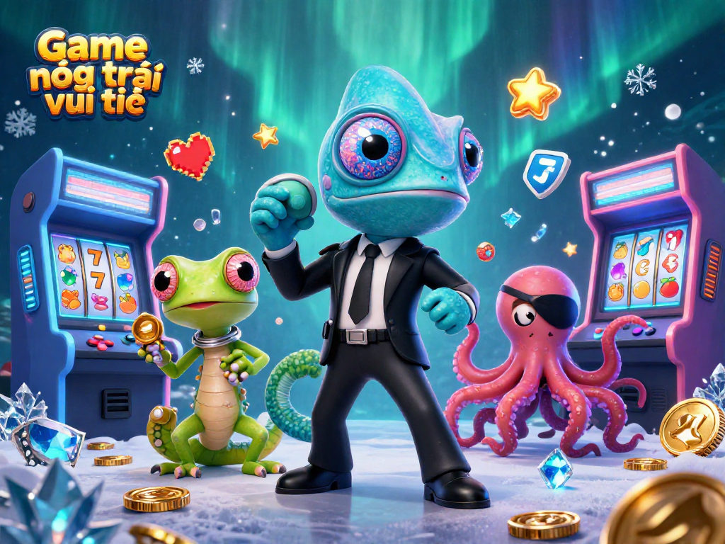 Engage with Game nông trại vui vẻ to master exciting slots in a vibrant 3D illustration.