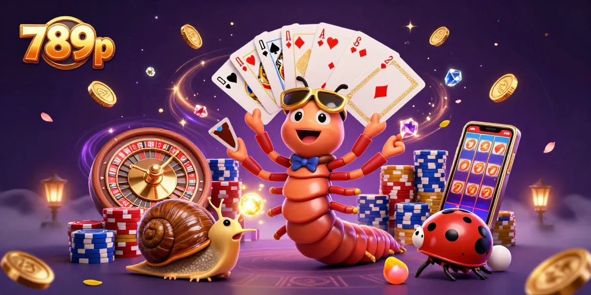 Experience thrilling gaming at 789p with vibrant casino elements and high-energy characters.