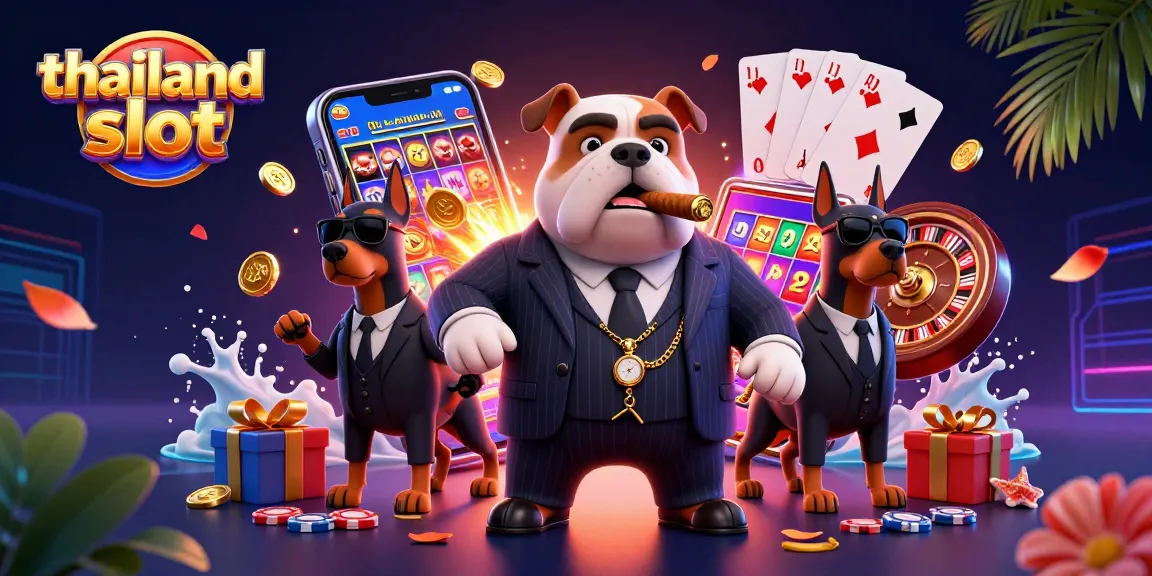 Engage with the vibrant thailand slot scene featuring dynamic characters and casino elements.