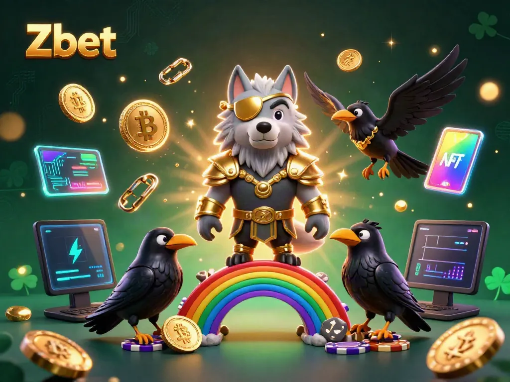 Experience thrilling gaming adventures at Zbet with Odin and ravens amidst glowing casino elements.