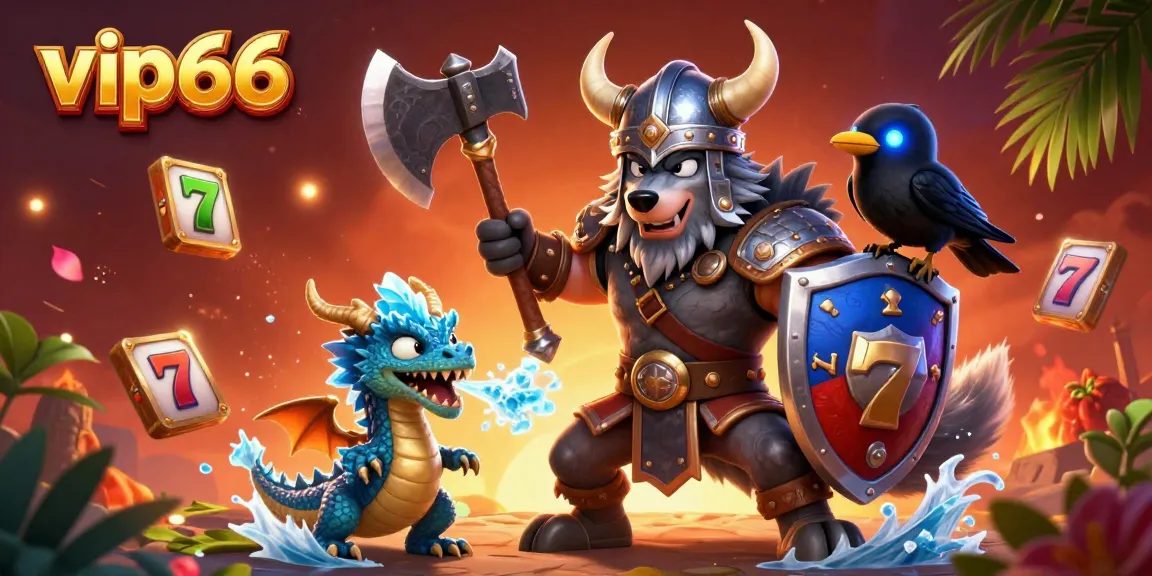 Experience thrilling casino action with vip66's vibrant 3D characters and colorful slot games.