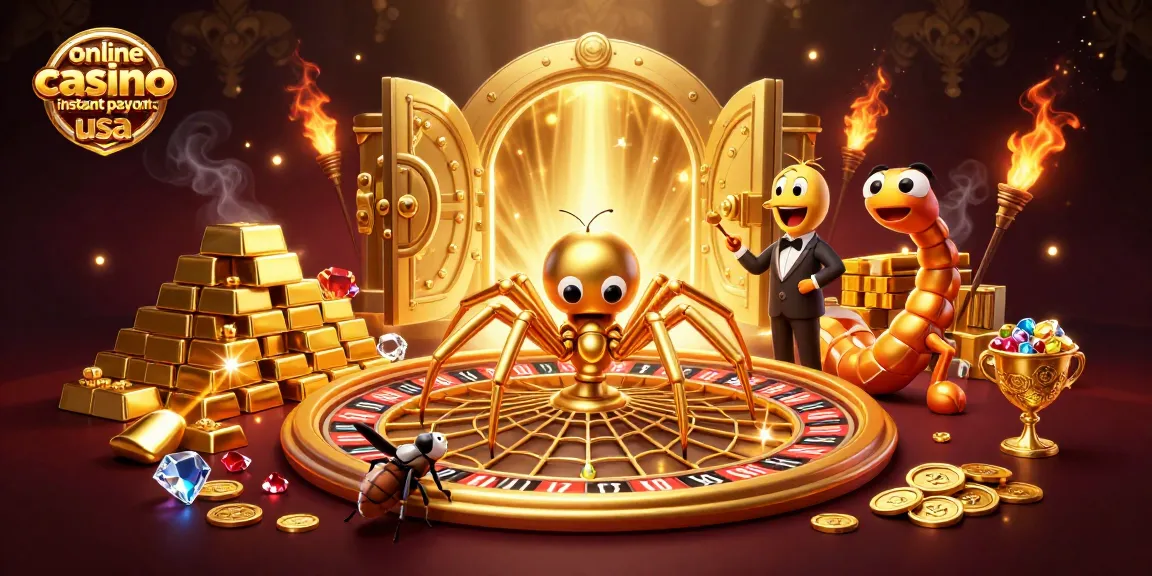 Experience the excitement of online casino instant payout USA with thrilling gambling visuals.