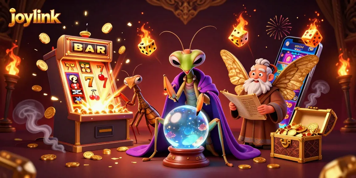Engage with joylink's casino adventure featuring vibrant slot action, dewdrop insights, and mystical characters.