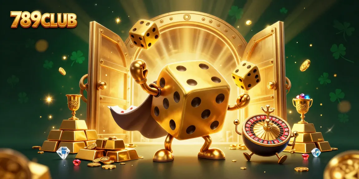 Win big at 789CLUB with thrilling dice and card games in a vibrant casino scene.