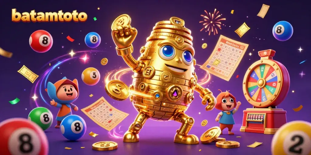 Engage with batamtoto's dynamic online casino experience featuring vibrant lottery themes and exciting gaming elements.