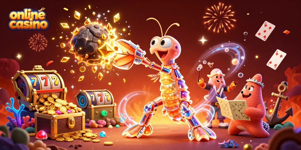 Experience the thrill of an online casino with a galactic samurai and treasure explosions.