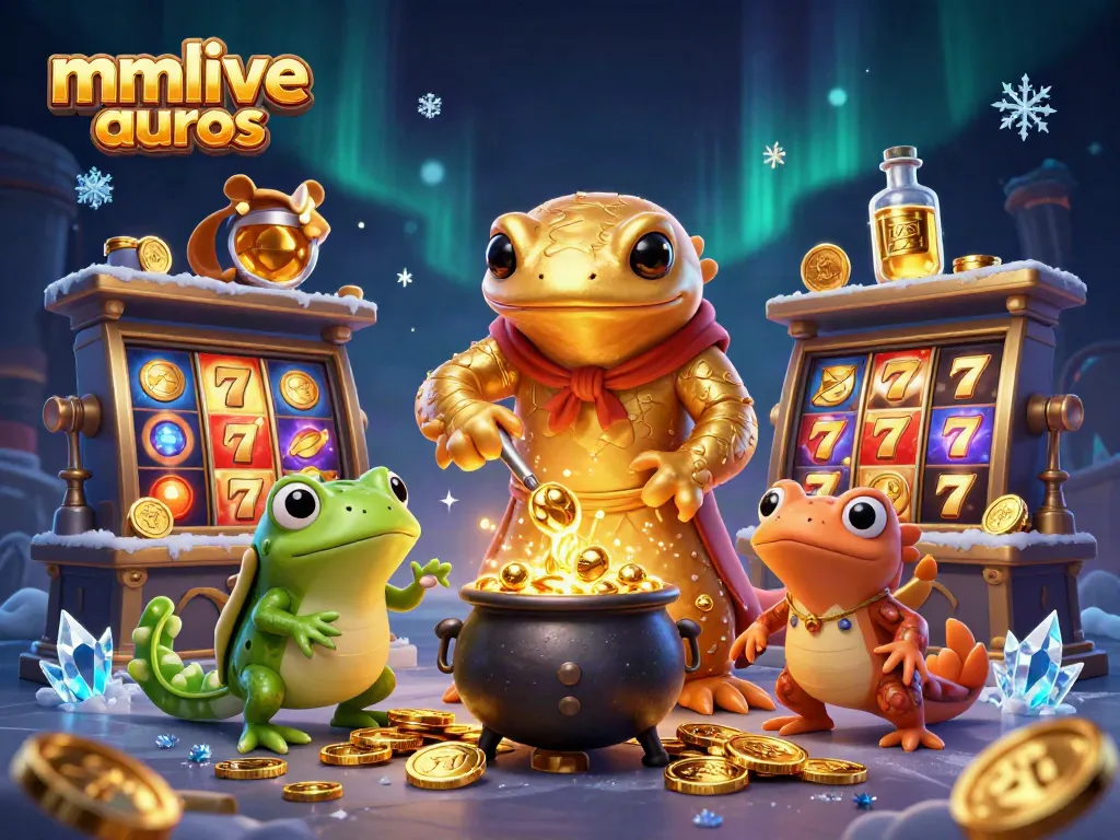 Experience the magic of mmlive autos with an alchemist turning base metals into gold in this unique casino scene.