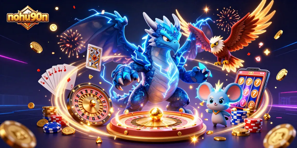 Engage with the thrilling nohu90n experience, showcasing dynamic casino action with stunning characters and game elements