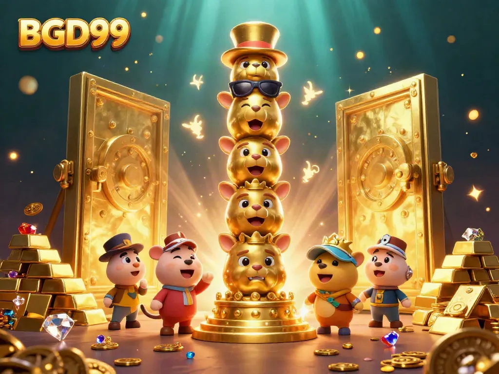Engage in exciting gaming at BGD99, highlighted by captivating casino elements and vibrant visuals.
